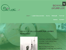 Tablet Screenshot of ein-klang.com
